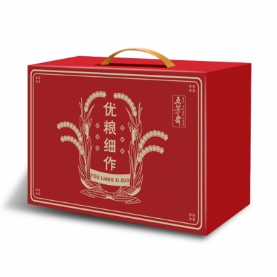 优粮细作礼盒（红）