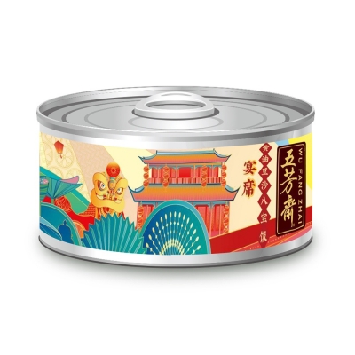 350克黄油豆沙八宝饭罐头