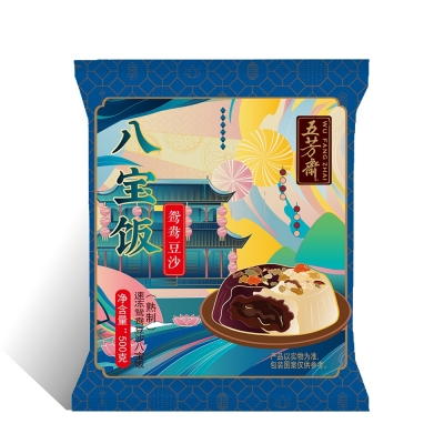 500克鸳鸯豆沙八宝饭