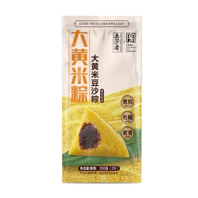 大黄米豆沙粽2只装